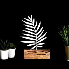 Dekoratīva figūriņa Palm Leaf White цена и информация | Детали интерьера | 220.lv