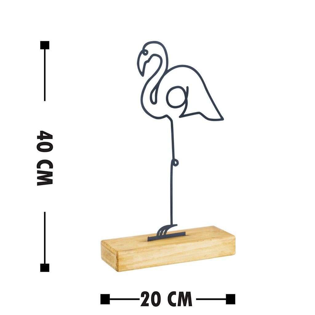 Dekoratīva figūriņa Stork Black цена и информация | Interjera priekšmeti | 220.lv