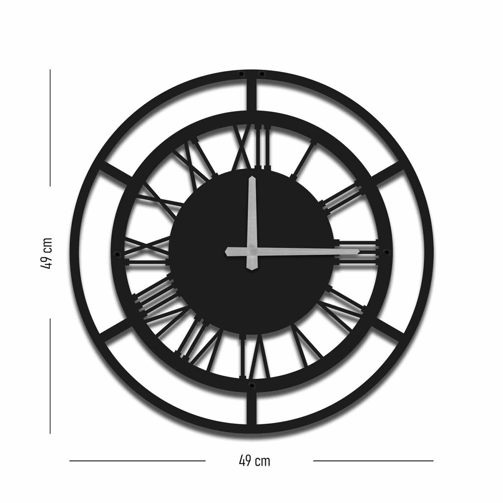Dekoratīvais sienas pulkstenis MTS - 005 cena un informācija | Pulksteņi | 220.lv