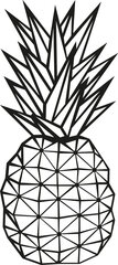 Metāla sienas dekorācija Pineapple, 22x55 cm cena un informācija | Interjera priekšmeti | 220.lv
