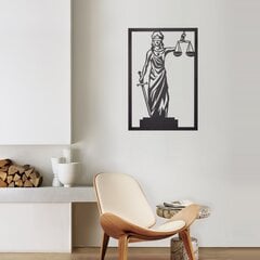 Metāla sienas dekorācija Themis, 40x60 cm cena un informācija | Interjera priekšmeti | 220.lv