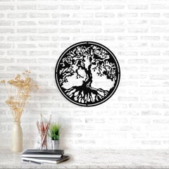 Metāla sienas dekorācija Tree of Life, 50x50 cm cena un informācija | Interjera priekšmeti | 220.lv
