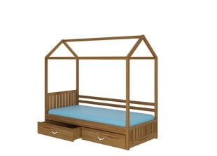 Gulta ADRK Furniture Rose 90x200 cm, ozola krāsas цена и информация | Детские кровати | 220.lv