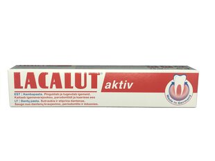 Зубная паста Lacalut Aktiv 75ml цена и информация | Зубные щетки, пасты | 220.lv