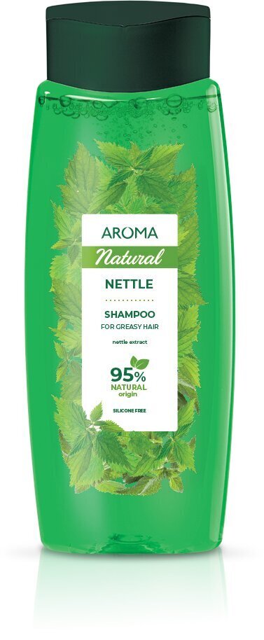 Aroma Natural Nettle šampūns, 500 ml цена и информация | Šampūni | 220.lv