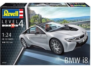 Revell - BMW i8, 1/24, 07670 цена и информация | Revell Игрушки и игры от 3 лет | 220.lv