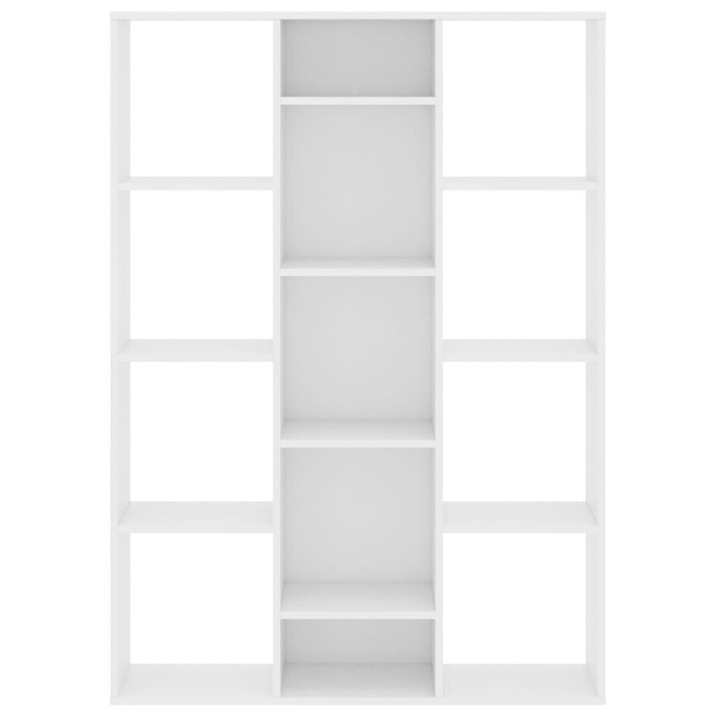 vidaXL istabas aizslietnis/grāmatu plaukts, 100x24x140 cm, balts cena un informācija | Plaukti | 220.lv