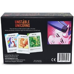 Galda spēle Unstable Unicorns: NSFW, ENG cena un informācija | Galda spēles | 220.lv