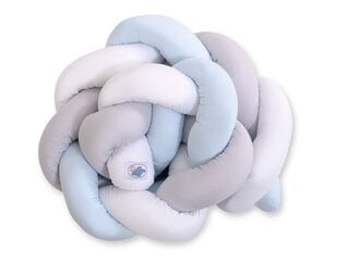 Pīta bērna gultiņas apmale My Sweet Baby balti-pelēki-zilā krāsā cena un informācija | Bērnu drošības preces | 220.lv