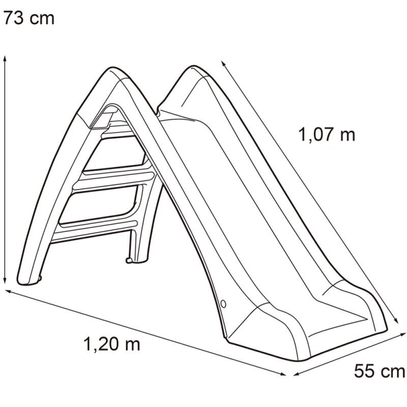 Slidkalniņš Feber Garden Slide цена и информация | Slidkalniņi, kāpšanas konstruktori | 220.lv