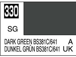 Mr.Hobby - Mr.Color C-330 BS381C/641 Dark Green, 10ml цена и информация | Принадлежности для рисования, лепки | 220.lv