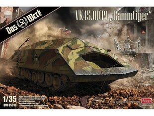 Сборная пластиковая модель Das Werk - VK4501(P) «Rammtiger», 1/35, 35018 цена и информация | Kонструкторы | 220.lv