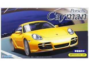 Сборная пластиковая модель Fujimi - Porsche Cayman / Cayman S with Window Frame Masking Stickers, 1/24, 12622 цена и информация | Kонструкторы | 220.lv