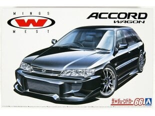 Сборная пластиковая модель Aoshima - Wings West Honda Accord Wagon, 1/24, 05803 цена и информация | Конструкторы и кубики | 220.lv