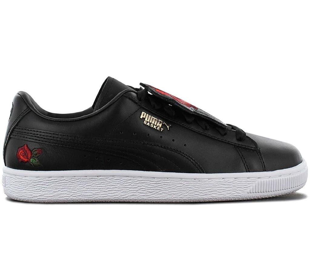 Sieviešu Sporta apavi PUMA Basket Badge Vertere Black/Gold 370192-02-41 цена и информация | Sporta apavi sievietēm | 220.lv