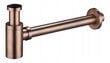 Mexen sifons ar "Klik-klak" vāciņu izlietnēm ar pārplūdi, Old copper cena un informācija | Sifoni | 220.lv