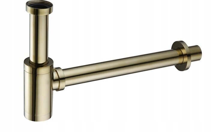 Mexen sifons ar "Klik-klak" vāciņu izlietnēm bez pārplūdes, Gold cena un informācija | Sifoni | 220.lv