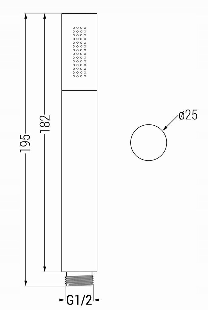 Dušas komplekts Mexen R-70, Rose gold cena un informācija | Dušas komplekti un paneļi | 220.lv