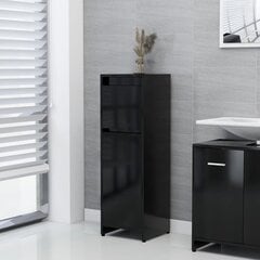 Шкафчик для ванной, черный цена и информация | Шкафчики для ванной | 220.lv