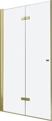 Dušas durvis Mexen Lima 70,80,90,100x190 cm, gold cena un informācija | Dušas durvis, dušas sienas | 220.lv