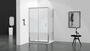 Dušas kabīne Mexen Apia, 100x70,90,95,100 cm, daļēji matēta cena un informācija | Dušas kabīnes | 220.lv