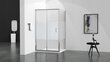 Dušas kabīne Mexen Apia, 120x70,100 cm, daļēji matēta цена и информация | Dušas kabīnes | 220.lv