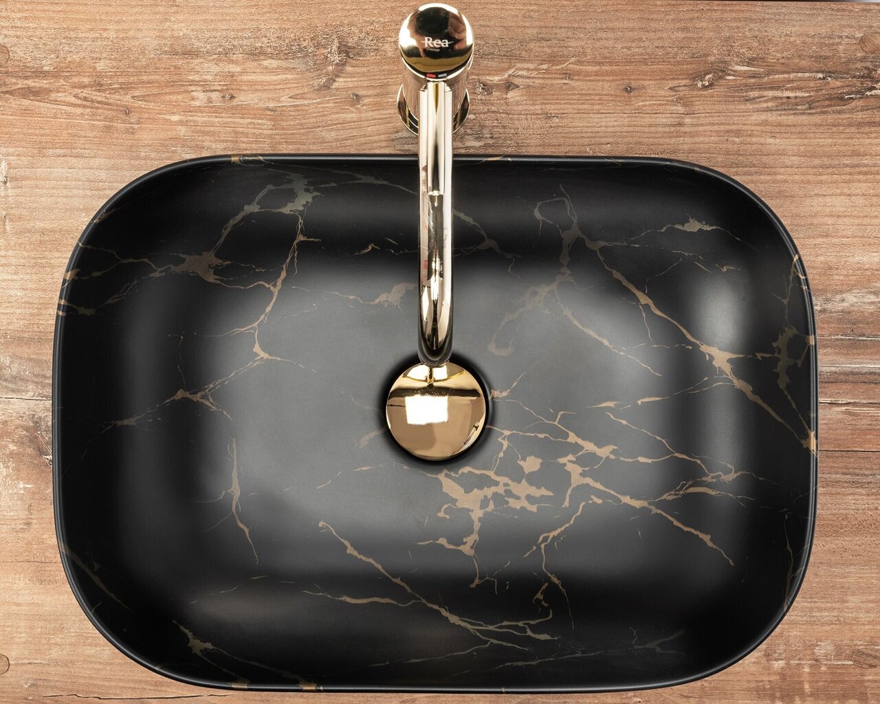 Izlietne Rea Belinda, Black Marble mat цена и информация | Izlietnes | 220.lv