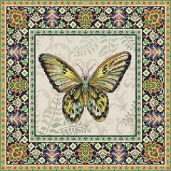 Набор для вышивания LetiStitch Винтажная бабочка Sleti981 цена и информация | Принадлежности для вышивания | 220.lv