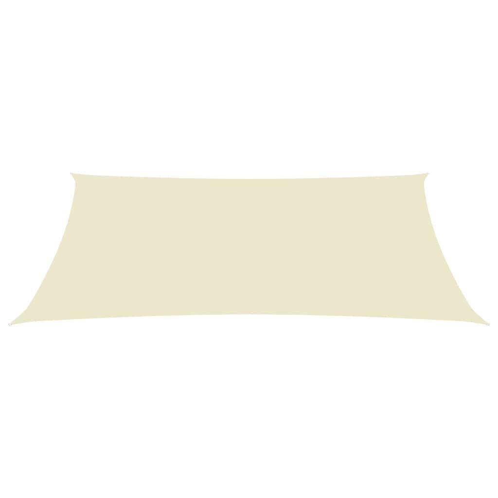 vidaXL saulessargs, krēmkrāsas, 2x4,5 m, oksfordas audums цена и информация | Saulessargi, markīzes un statīvi | 220.lv