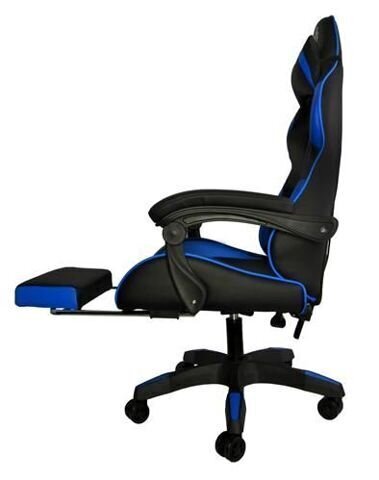Spēļu krēsls Malatec, melns / zils цена и информация | Biroja krēsli | 220.lv