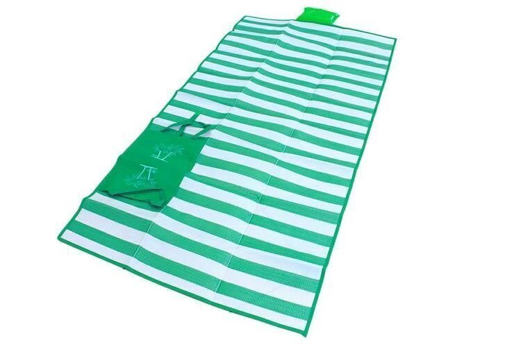 Piknika paklājs, zaļš 178x90 cena un informācija | Tūrisma matrači un paklājiņi | 220.lv