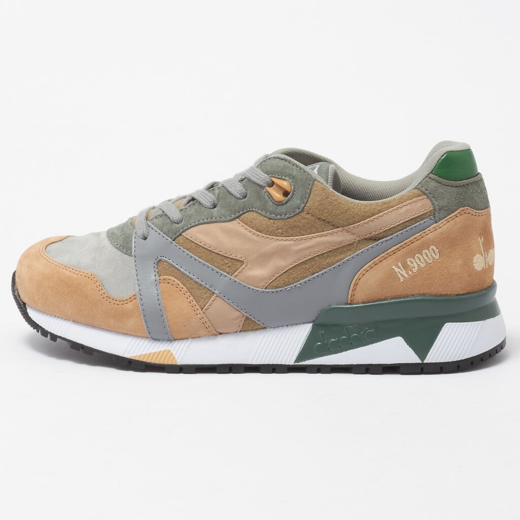 Kedas vīriešiem Diadora N9000 Italia Alpini Green Wreath of Flowers 172304-70142-9.5 cena un informācija | Sporta apavi vīriešiem | 220.lv