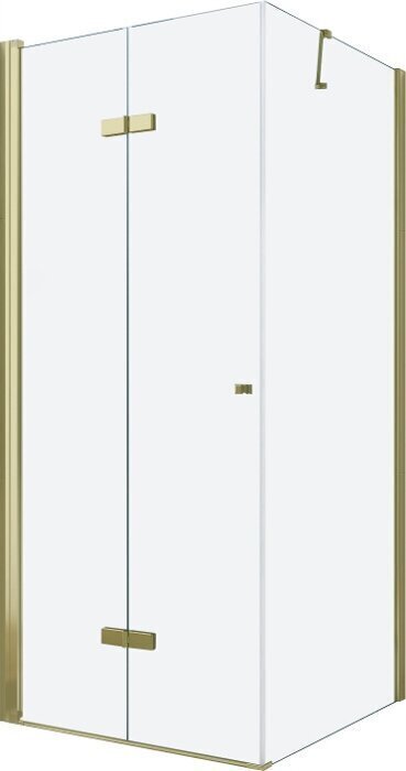 Dušas kabīne Mexen Lima gold, 90x70,80,90,100 cm cena un informācija | Dušas kabīnes | 220.lv