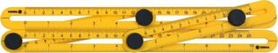 Линейка-шаблон регулируемая Vorel (18470) цена и информация | Механические инструменты | 220.lv