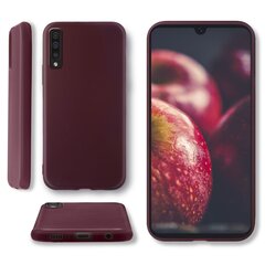 Силиконовый чехол Moozy Minimalist для Samsung A50, тонкий и матовый чехол из силикона TPU, винно-красный цена и информация | Чехлы для телефонов | 220.lv