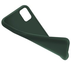Силиконовый чехол Moozy Minimalist для Samsung S10 Lite, тонкий и матовый чехол из силикона TPU, темно-зеленый цена и информация | Чехлы для телефонов | 220.lv