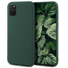 Силиконовый чехол Moozy Minimalist для Samsung S10 Lite, тонкий и матовый чехол из силикона TPU, темно-зеленый цена и информация | Чехлы для телефонов | 220.lv