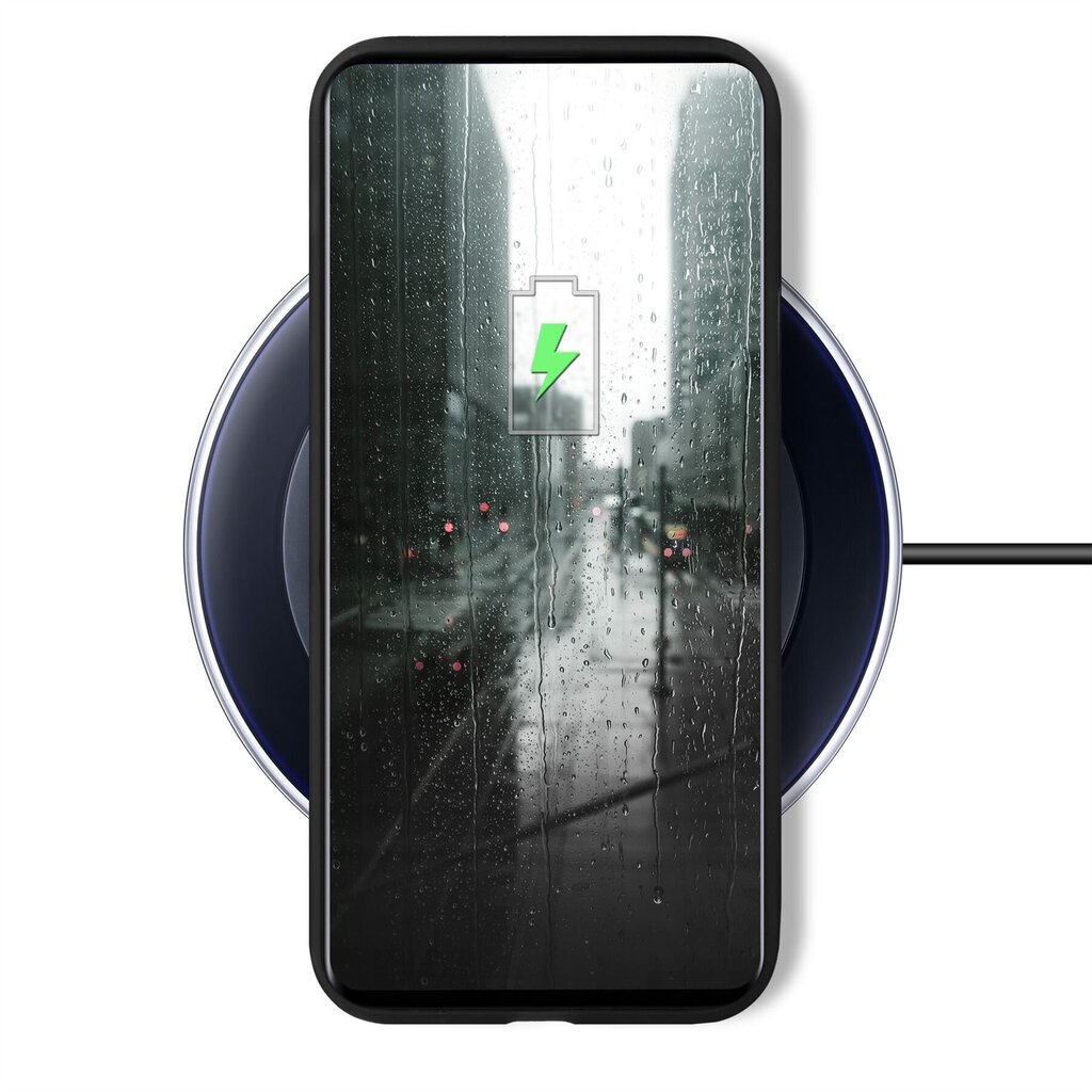 Moozy Minimalist plāns, matēts silikona vāciņš saderīgs ar Samsung S10e telefona modeli, Melns цена и информация | Telefonu vāciņi, maciņi | 220.lv