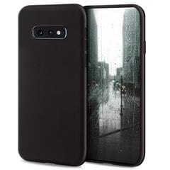 Силиконовый чехол Moozy Minimalist для Samsung S10e, тонкий и матовый чехол из силикона TPU, черный цена и информация | Чехлы для телефонов | 220.lv