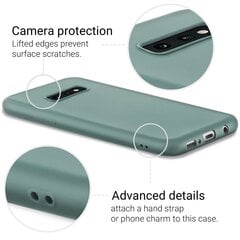 Moozy Minimalist plāns, matēts silikona vāciņš saderīgs ar Samsung S10e telefona modeli, Pelēkzils cena un informācija | Telefonu vāciņi, maciņi | 220.lv