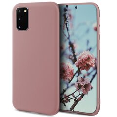 Силиконовый чехол Moozy Minimalist для Samsung S20, тонкий и матовый чехол из силикона TPU, роза бежевого цвета цена и информация | Чехлы для телефонов | 220.lv