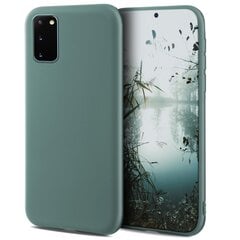 Силиконовый чехол Moozy Minimalist для Samsung S20, тонкий и матовый чехол из силикона TPU, серо-голубой цена и информация | Чехлы для телефонов | 220.lv