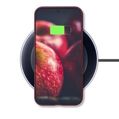 Moozy Minimalist plāns, matēts silikona vāciņš saderīgs ar Samsung S20 telefona modeli, Vīna sarkans cena un informācija | Telefonu vāciņi, maciņi | 220.lv