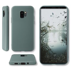 Силиконовый чехол Moozy Minimalist для Samsung S9, тонкий и матовый чехол из силикона TPU, серо-голубой цена и информация | Чехлы для телефонов | 220.lv