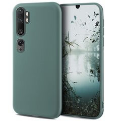 Moozy Minimalist plāns, matēts silikona vāciņš saderīgs ar Xiaomi Mi Note 10, Xiaomi Mi Note 10 Pro telefona modeli, Pelēkzils cena un informācija | Telefonu vāciņi, maciņi | 220.lv