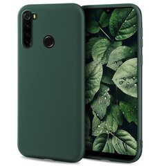 Силиконовый чехол Moozy Minimalist для Xiaomi Redmi Note 8, тонкий и матовый чехол из силикона TPU, темно-зеленый цена и информация | Чехлы для телефонов | 220.lv