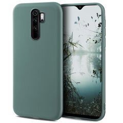 Силиконовый Чехол Moozy Minimalist для Xiaomi Redmi Note 8 Pro – тонкий и матовый чехол из силикона TPU, серо-голубой цена и информация | Чехлы для телефонов | 220.lv