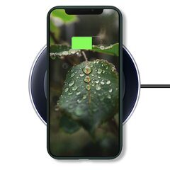 Чехол Moozy Lifestyle для iPhone 12, iPhone 12 Pro - силиконовый чехол с матовым покрытием и подкладкой из мягкой микрофибры, темно-зеленый цена и информация | Чехлы для телефонов | 220.lv