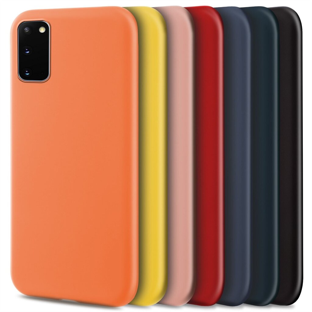 Moozy Lifestyle telefona vāciņš saderīgs ar iPhone SE 2020, iPhone 8 un iPhone 7 – augstvērtīga silikona apvalks ar matētu virsmu un mīkstu mikrošķiedras oderi, Melns цена и информация | Telefonu vāciņi, maciņi | 220.lv