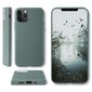 Moozy Minimalist plāns, matēts silikona vāciņš saderīgs ar iPhone 12, iPhone 12 Pro telefona modeli, Pelēkzils cena un informācija | Telefonu vāciņi, maciņi | 220.lv